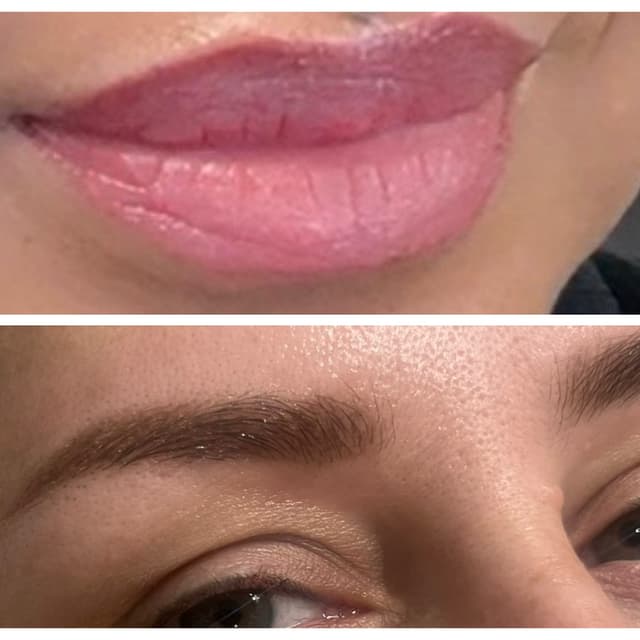 Lips blush & Microshading at Nina Beauty&Brows Studio in North Hollywood, CA
